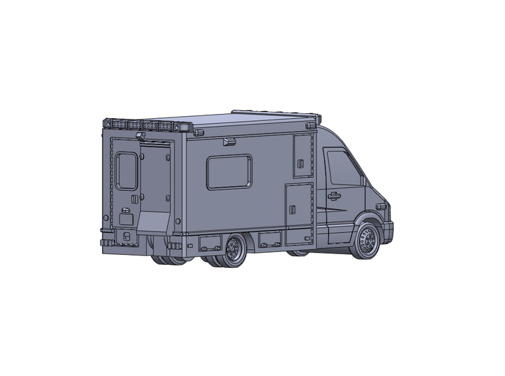 Ambulance Sprintr 3d printed 