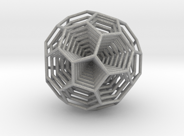 0377 8-Grid Truncated Icosahedron #All (5.0 cm) 3d printed