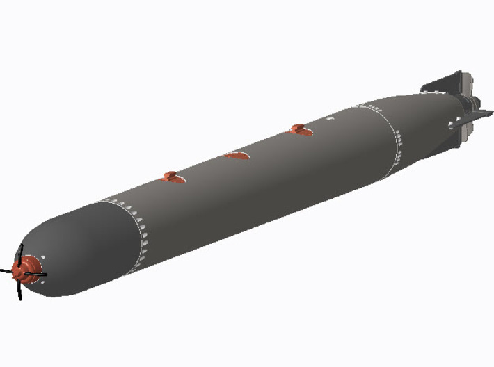 Kleinteile Torpedo G7e 1:24 3d printed 