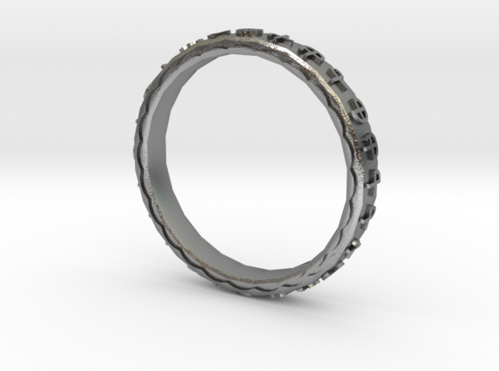 Mantra Ring 3d printed