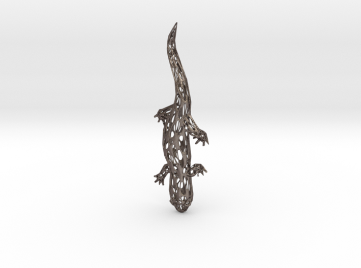 Salamander Pendant 3d printed