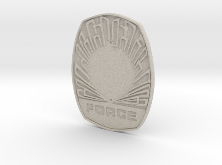 FORCE badge (Wallet) 3d printed