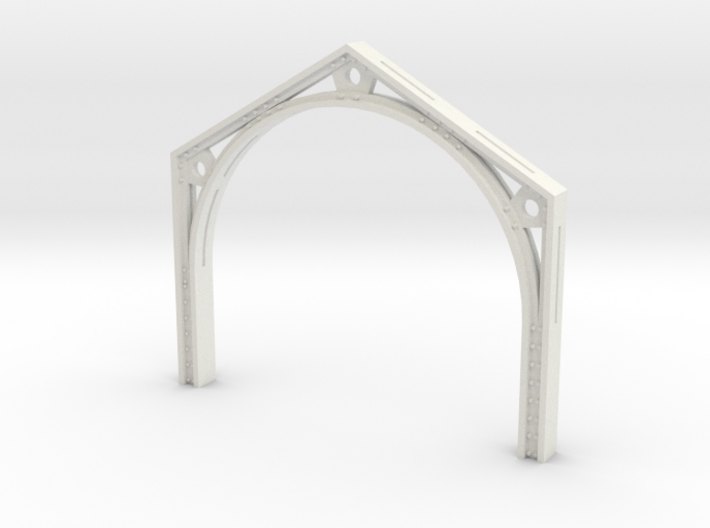 footbridge arch V3 scaled 3d printed