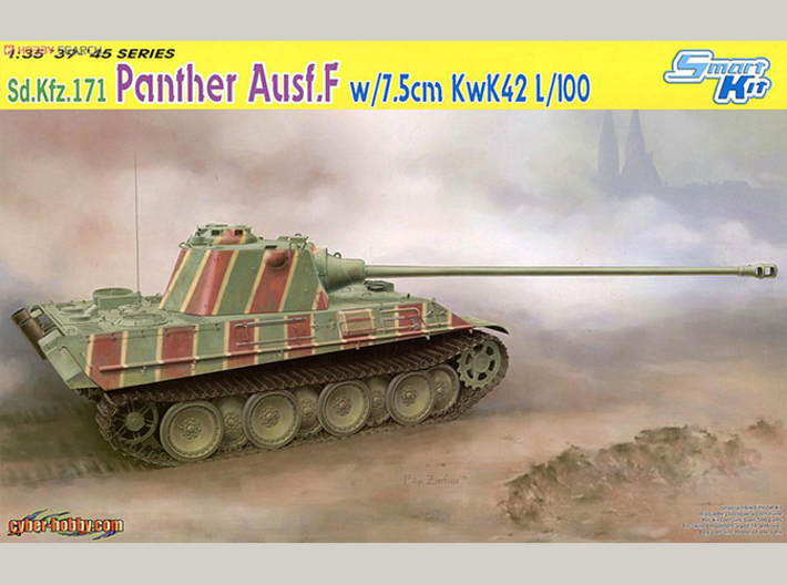 1/25 Panther Barrel 7.5cm Kwk 42 L/100 3d printed 