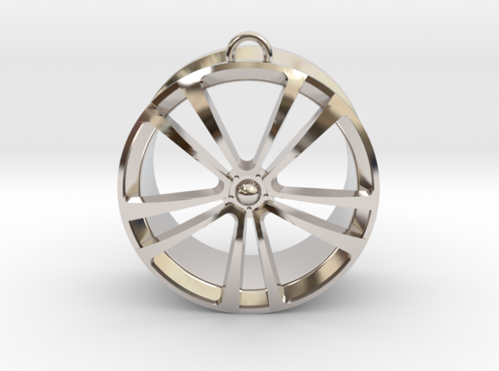 Wheel cast 3d printed