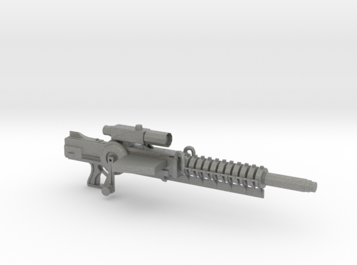 Gauss Rifle (1:18 Scale) 3d printed
