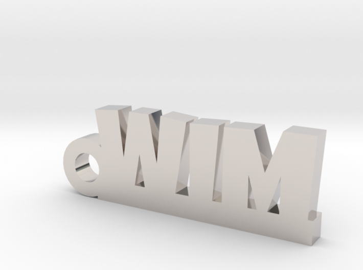 WIM keychain Lucky 3d printed