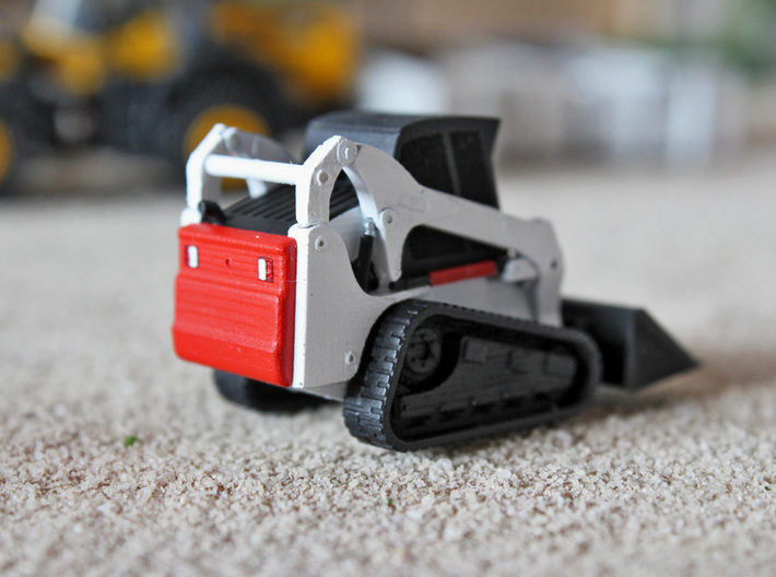 HO - Tracked Skidsteer 3d printed Painted and assembled model