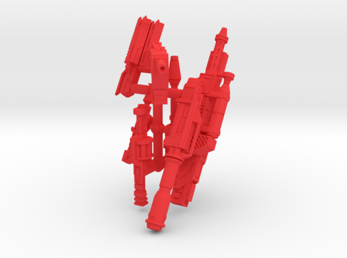 3mm Earth Wars Weapons 3d printed 