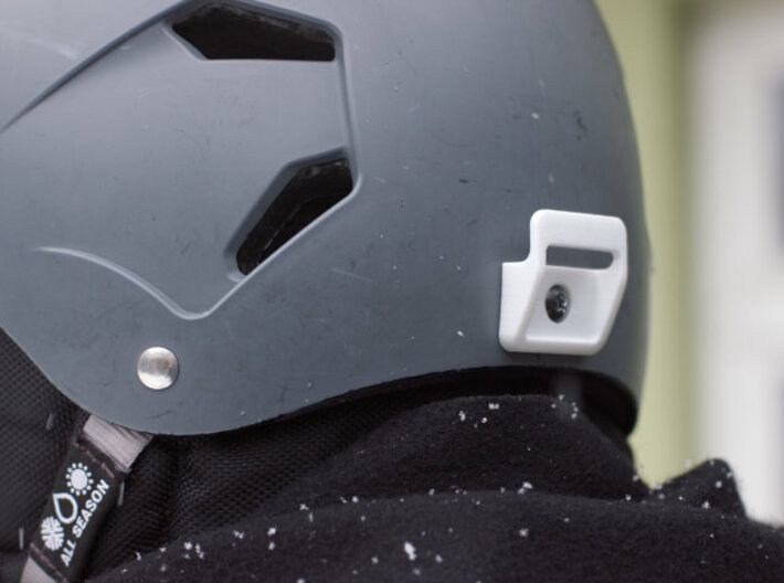 Clip-on Light Mount - compatible with Bern helmets 3d printed 