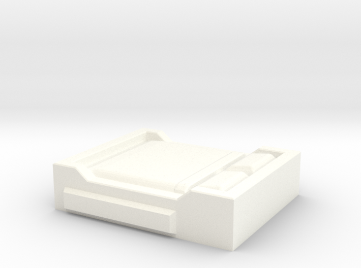 HO Scale Double Bed 3d printed