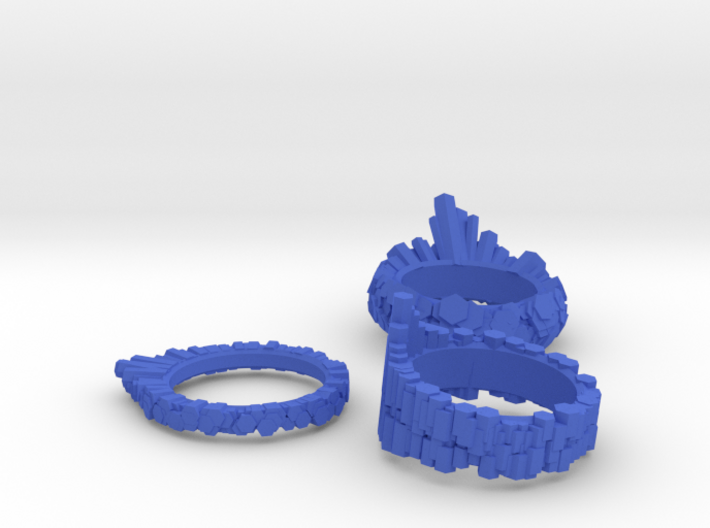 WReKT Pop-Rocks Rings (140303) 3d printed