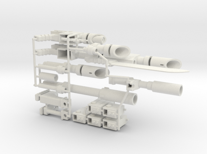 1:6 Scale Imperial Sci-Fi Rifle Variants Kit 3d printed 