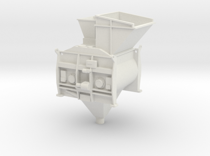 1/50th Twin Mixer Drum Cement Batch Plant 3d printed
