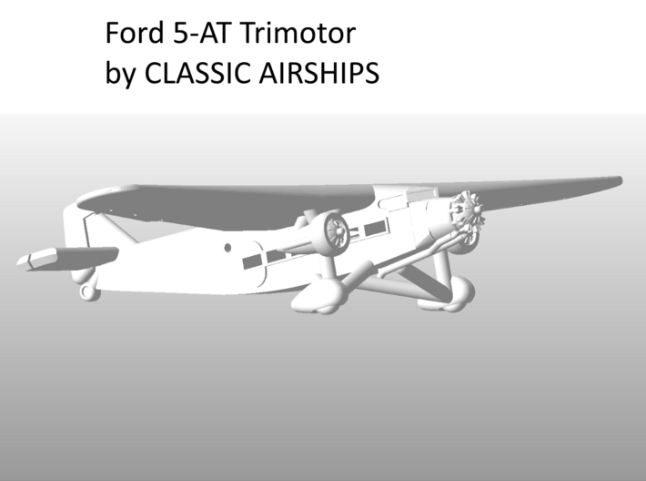 Ford Trimotor  Set of Three 3d printed 