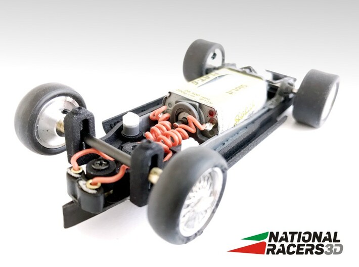 3D Chassis - MRRC Shelby Cobra MO-35 (Inline) 3d printed 