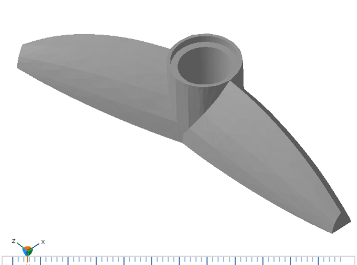 Eye Connector Type 11 Angled 157,5° Axle Hole x2 3d printed 