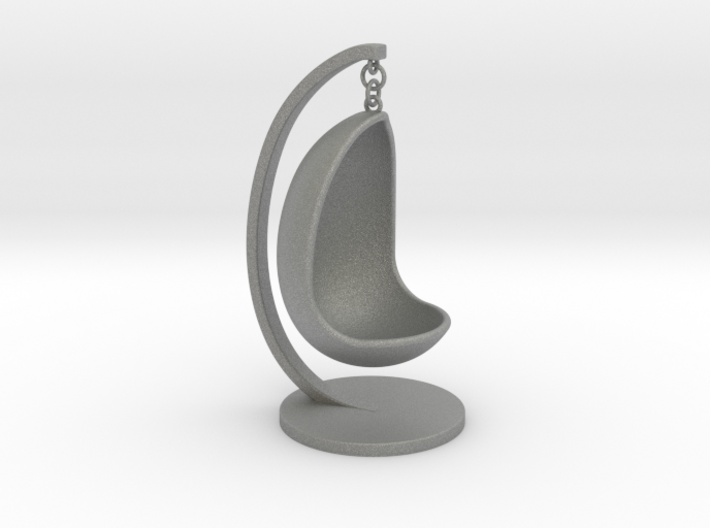 Egg shaped swing chair 3d printed