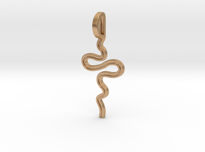 Meander Cross Pendant - Christian Jewelry 3d printed