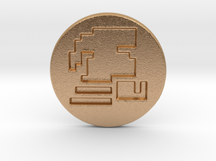 Runescape Ironman Pin 3d printed
