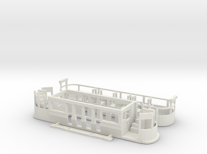 Eastbourne Tramway Car 7 3d printed