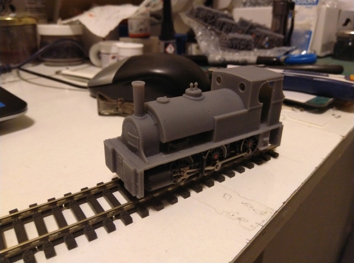 Fox Walker Shunter (for RTR 0-6-0 chassis) 3d printed 