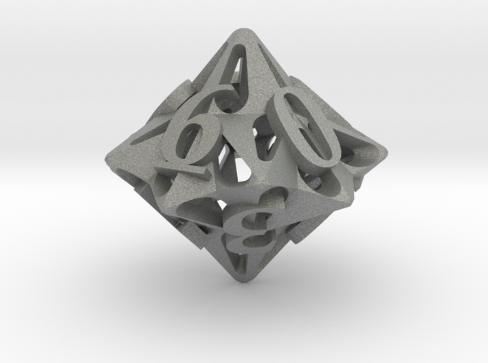 Pinwheel d10 Ornament 3d printed 