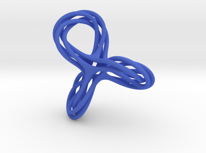 Cyclic Knot Sculpture 3d printed 