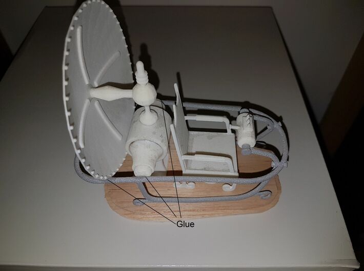 Time machine - 1 of 3 3d printed Final asseìmbly