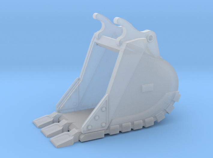 1:50 36&quot;Trench bucket+Spade teeth for Cat 336D/E 3d printed