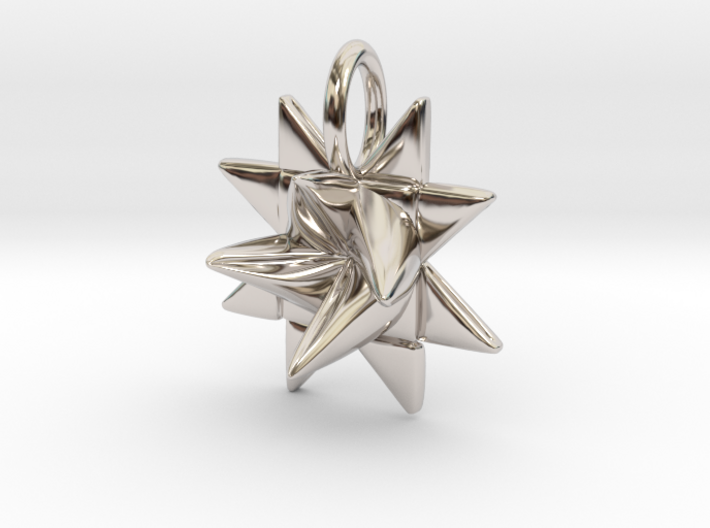 Froebel Star Pendant - Christmas Jewelry 3d printed