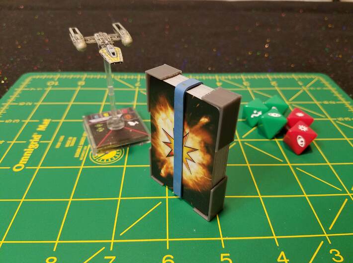 Star Wars X-Wing Miniatures Damage Card Holder 3d printed 