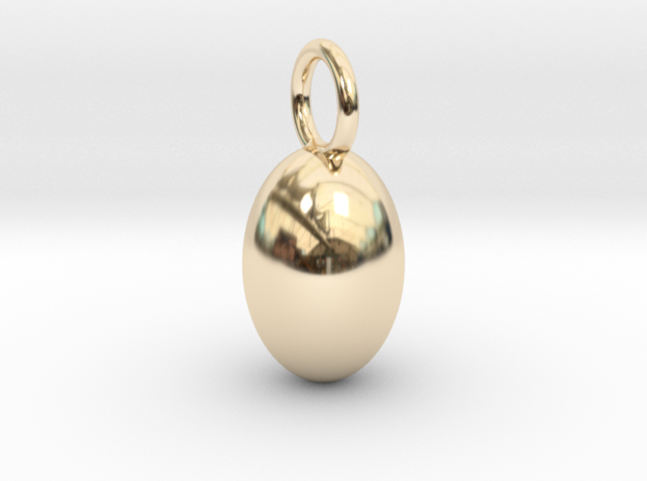 golden egg cabochon 2 3d printed
