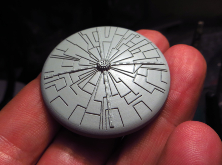 BYOS ADD ON CONTAINER DISH 3d printed Part cleaned and primed.