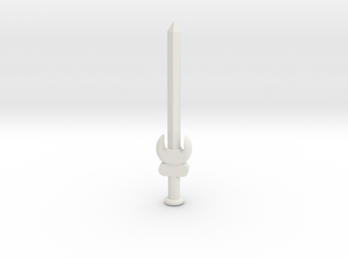 Brick-Scale Long Sword 3d printed