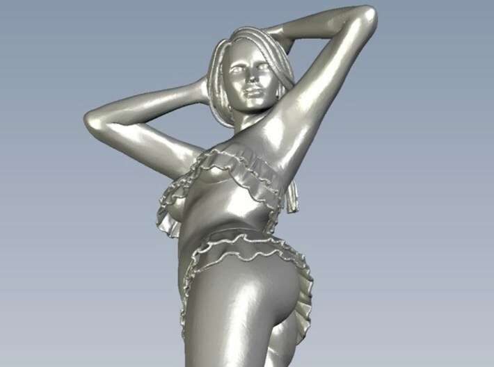 1/32 scale nose-art striptease dancer figure A x 2 3d printed 