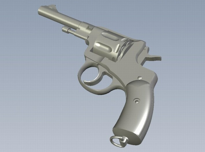 1/3 scale Nagant M1895 revolver x 1 3d printed 