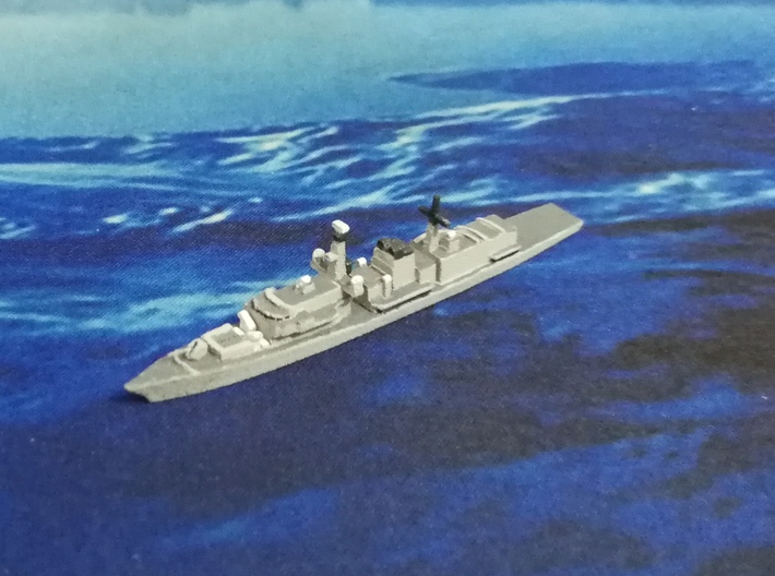 Type 23 frigate 1/1800 3d printed Painted Sample
