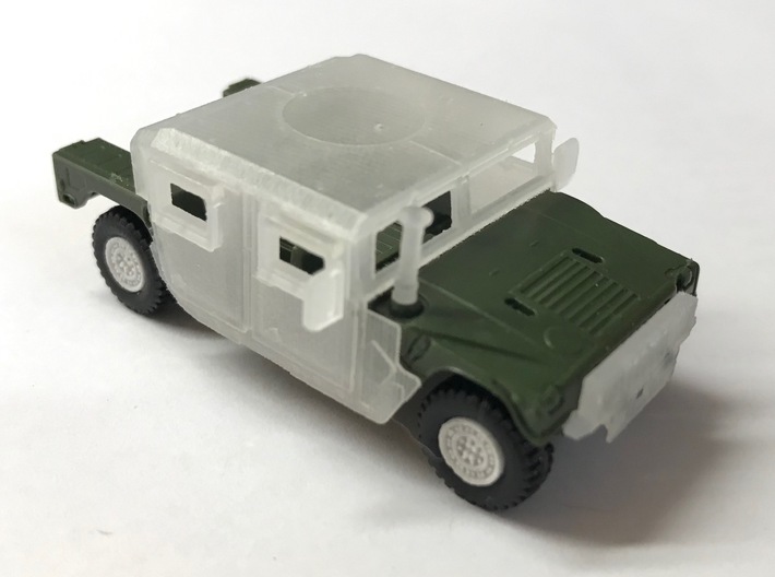 M1165 Humvee Armor 3d printed Parts in white included in purchase (plus rear bumper)