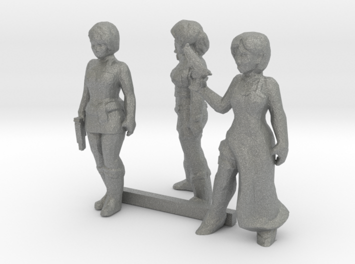 S Scale Female Robbers 3d printed This is render not a picture