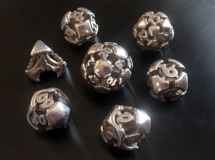 Chord Dice Set with Decader 3d printed 
