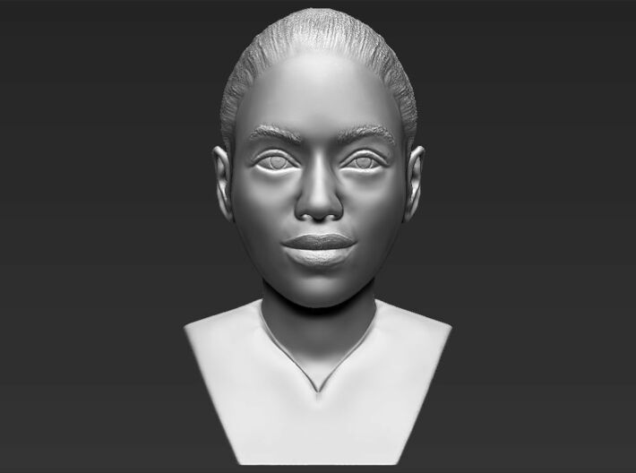 Beyonce Knowles bust 3d printed 