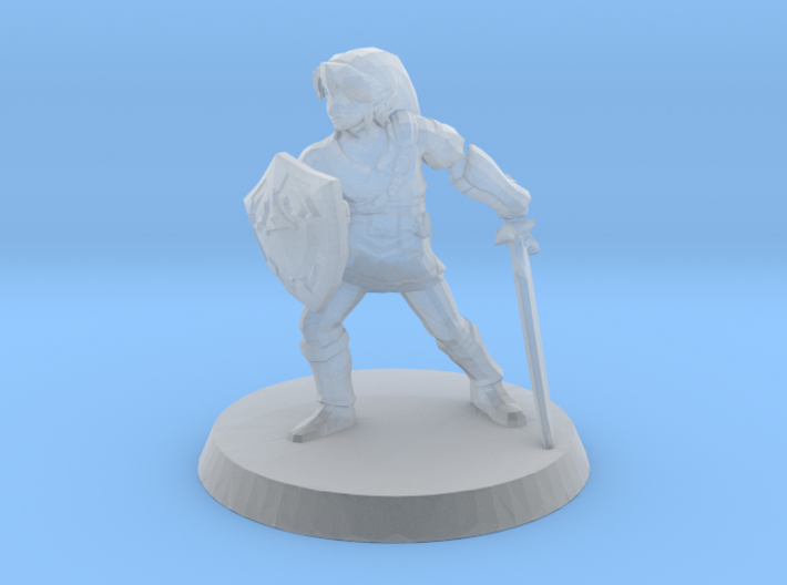 Link Zelda 1/60 miniature for fantasy rpg and game 3d printed