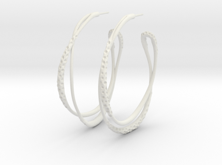 Cosplay Looped Hoop Earrings 3d printed