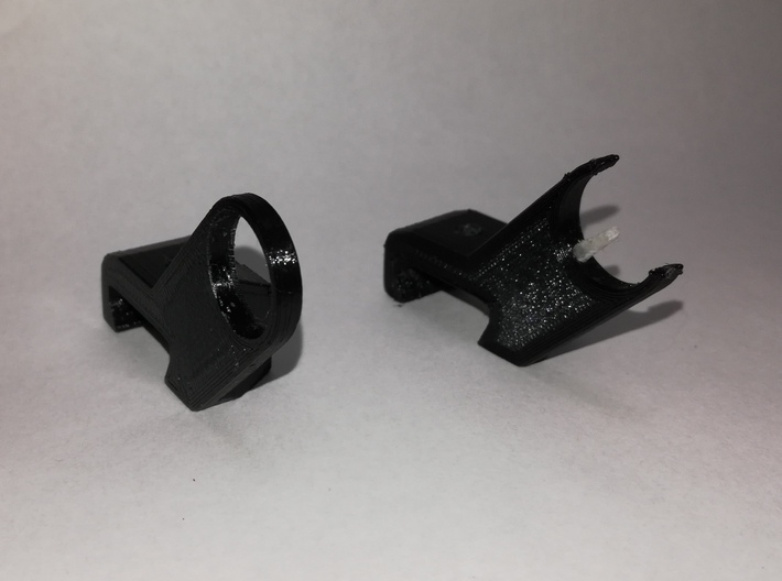 Canted Rear Sight (Right side) 3d printed Front and Rear Sight Pair printed using FDM