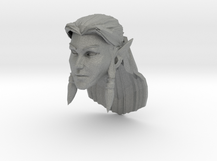 Elf Head Female 1 3d printed