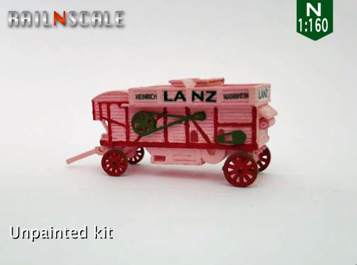 Lanz Dreschmaschine (N 1:160) 3d printed