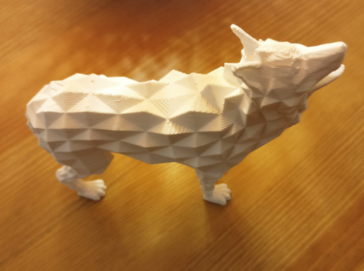 Timber wolf 3d printed 