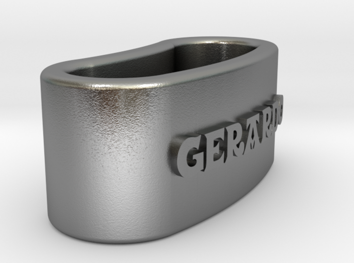 GERARDO napkin ring with daisy 3d printed