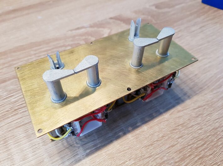 Towing Pin Plate AHTS 3d printed 